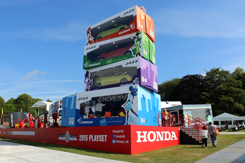 Illustration for article titled Honda's Goodwood Stage Is Full Of Real-Life Toy Cars